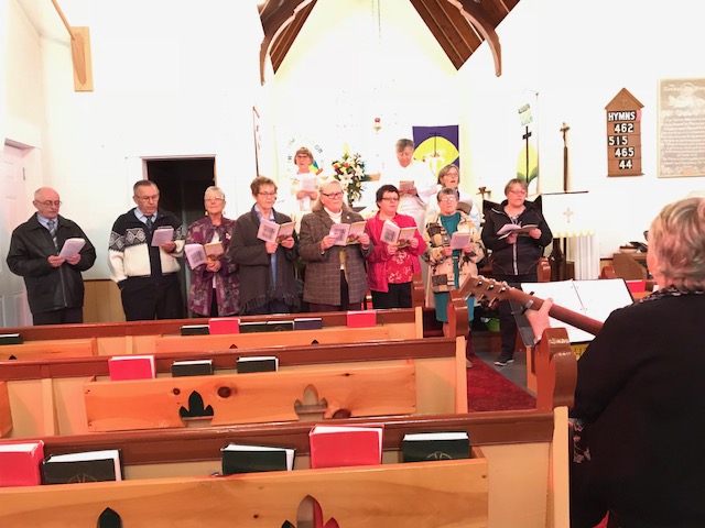 Easter Choir at St. Mark's, Sunday April 1, 2018.
